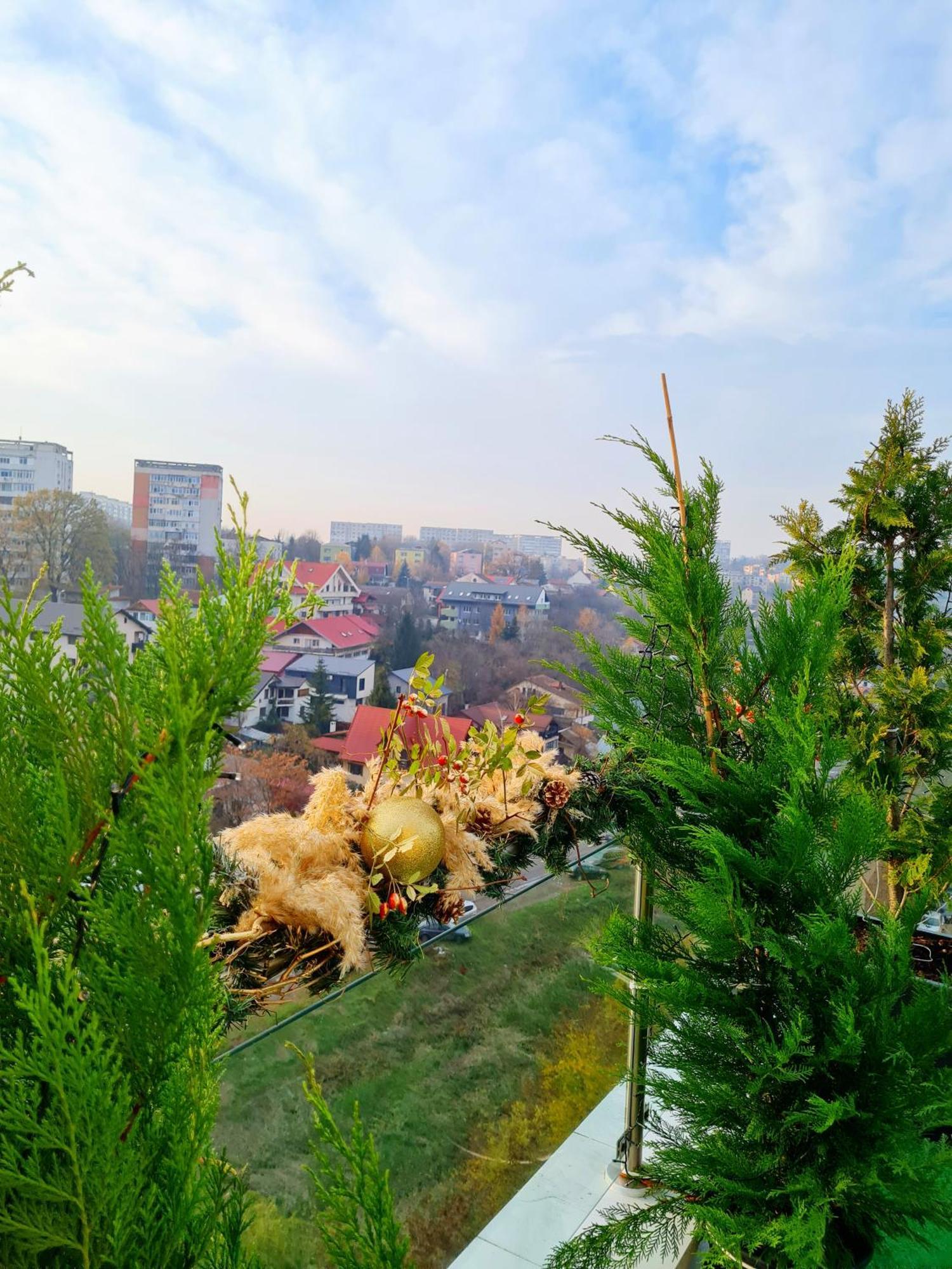 Penthouse Aeroport Iasi Apartment Luaran gambar